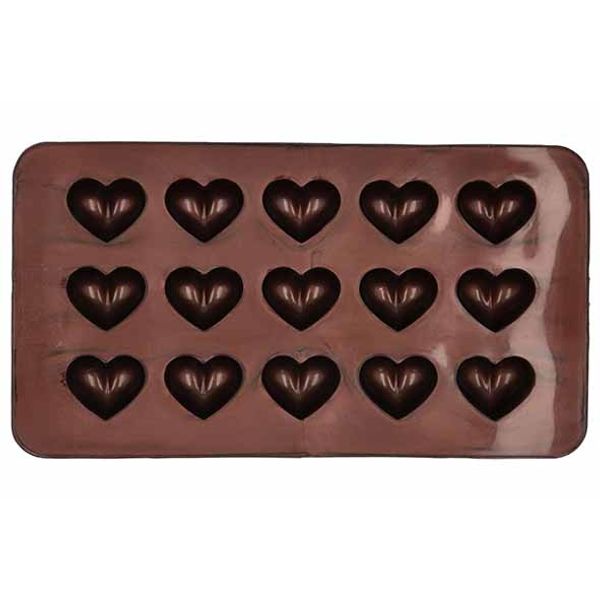 Chocolaterie Chocoladevorm Hearts Set2 15 Pralines Per Vorm 