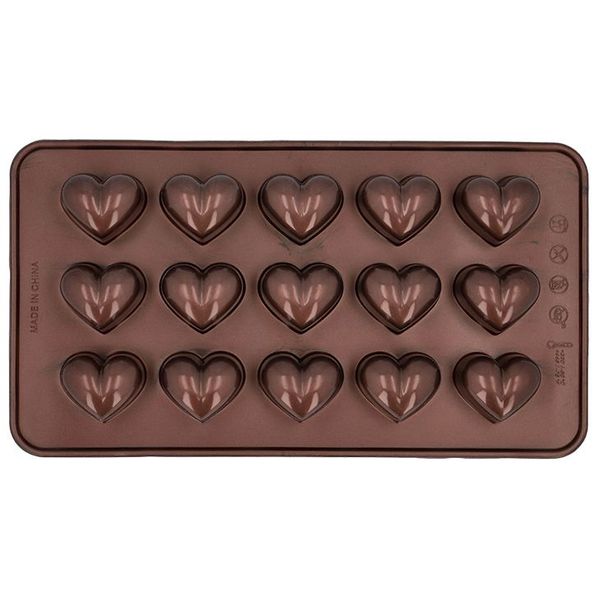 Chocolaterie Chocoladevorm Hearts Set2 15 Pralines Per Vorm 