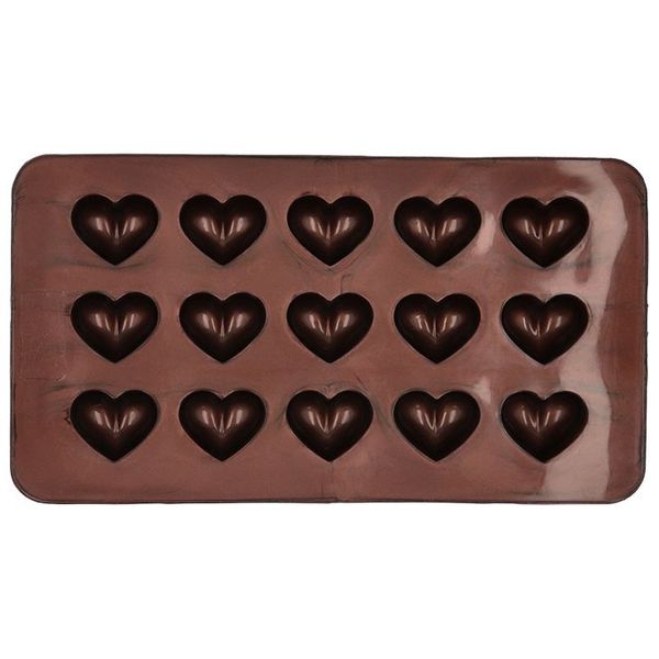 Chocolaterie Chocoladevorm Hearts Set2 15 Pralines Per Vorm 