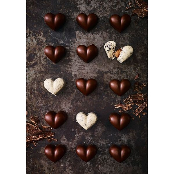 Chocolaterie Chocoladevorm Hearts Set2 15 Pralines Per Vorm 