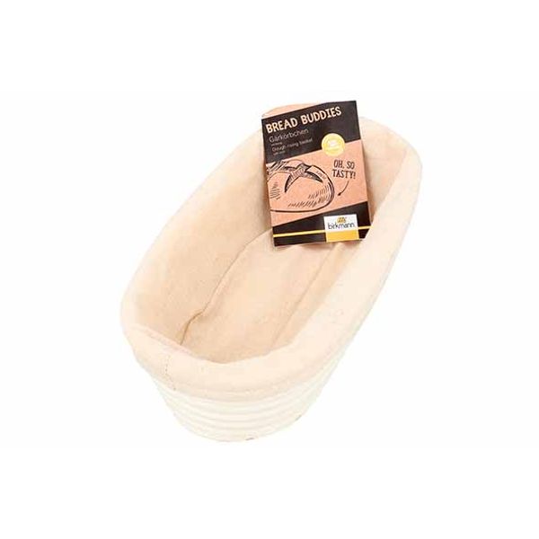 Bread Buddies Rijsmand Rond 30x14xh8cm Met Katoenen Hoes 