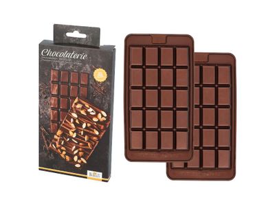 Chocolaterie Chocoladevorm Bar Set2 21,5x11,7xh1,5cm - 230g Reep