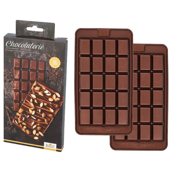 Chocolaterie Chocoladevorm Bar Set2 21,5x11,7xh1,5cm - 230g Reep 