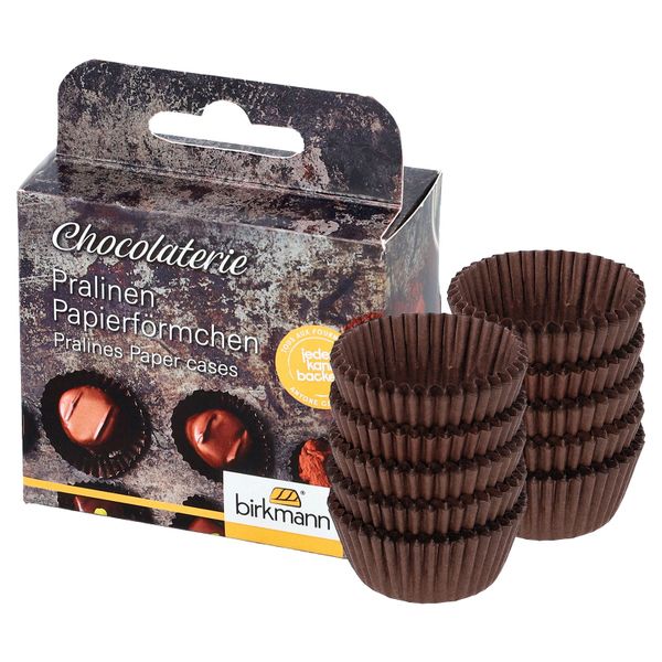 Chocolaterie Pralinevorm Papier Set150 D2,5xh1,7cm 