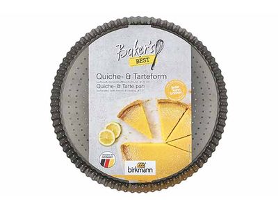 Bakers Best Taart- En Quichevorm 28x28xh4cm Perf. Losse Bodem - Non-stic