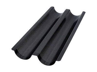 Bread Buddies Bakplaat Voor 2 Stokbroden Geperforeerd - Non-stick