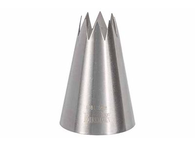 Spuitmondje Ster Nr18 D1,5cm Roestvrij Staal