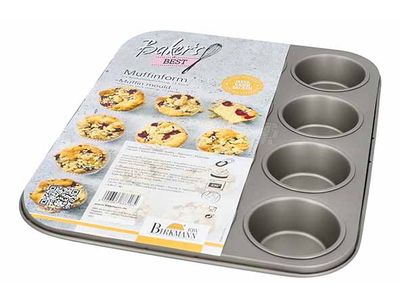 Bakers Best Muffinvorm Voor 12pcs 35,5x27,2xh3cm Non-stick