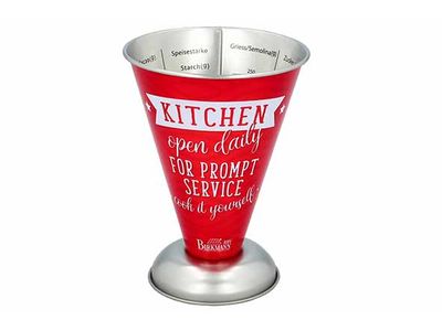 Colour Kitchen Maatbeker Kitchen Open Daily Rood 11x11xh14,5cm