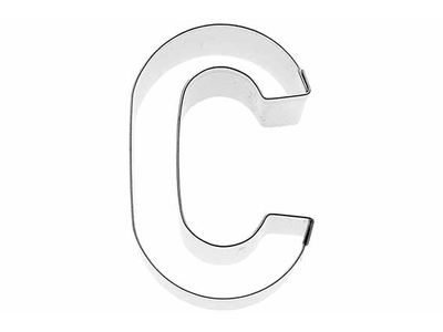 Koekjesvorm Letter C 6cm 