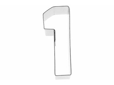 Koekjesvorm Cijfer 1 6cm 