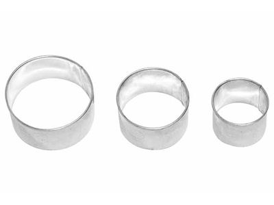 Koekjesvorm Cirkel 3 Stuks 4-5-6cm 