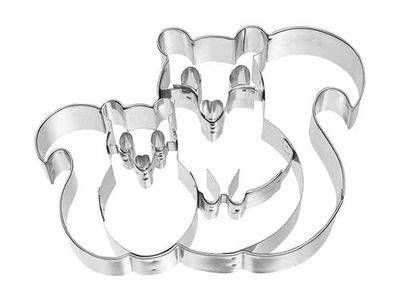 Koekjesvorm Eekhoornpaar 12,5cm 