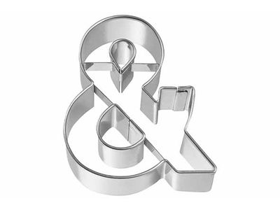 Koekjesvorm Ampersand 6cm 