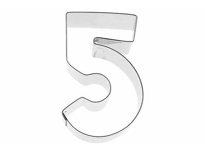 Koekjesvorm Nummer 5 6cm 