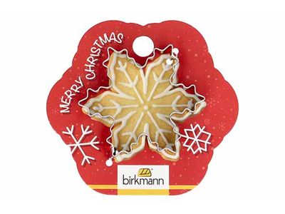 Koekjesvorm Sneeuwster 6cm Hangkaart