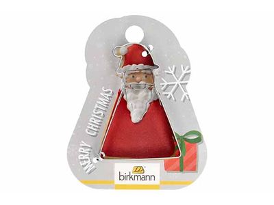 Koekjesvorm Kerstman Geometrisch 6,3cm - Hangkaart