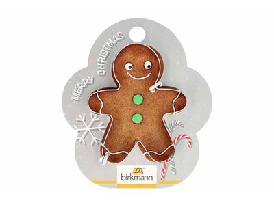 Koekjesvorm Peperkoekenmannetje 6,2cm Hangkaart