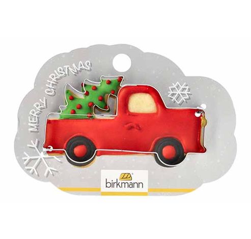 Koekjesvorm Kersttruck 7,5cm Hangkaart  Birkmann