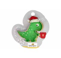 Emporte-pièce Dinosaure De Noël 7,5cm Carte À Suspendre 