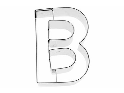 Koekjesvorm Letter B 6cm 