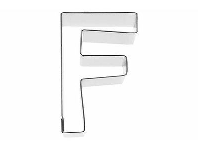 Koekjesvorm Letter F 6cm 