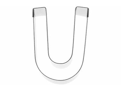 Koekjesvorm Letter U 6cm 