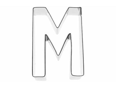 Koekjesvorm Letter M 6cm 
