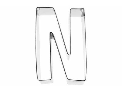 Koekjesvorm Letter N 6cm 