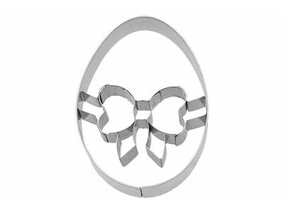 Koekjesvorm Ei Met Strikje 6,5cm 