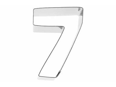 Koekjesvorm Cijfer 7 6cm 