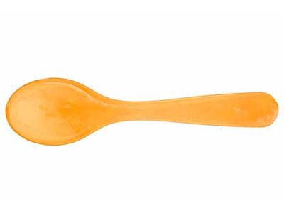 Lumispoon Lepel 12cm Oranje Acryl
