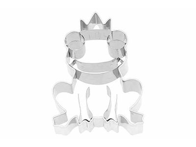 Koekjesvorm Kikker Met Kroon 6,5x5xh2,5cm