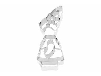 Koekjesvorm Bunny Konijn In Jurkje 8x3,5xh2,5cm