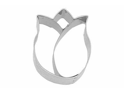 Koekjesvorm Tulp 4,5x3,5xh2,5cm 