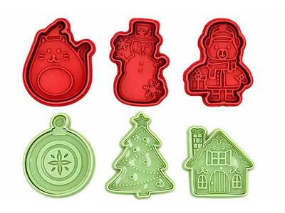 Winter Market Ice Bear Display Koekjes Vorm 36pcs - Kunststof - Met Uitwerper