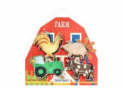 Koekjesvorm Set4 Boerderij 