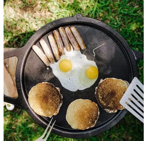 Ranger adapter + plancha uit rvs en gietijzer ø 36.1cm  Solo Stove