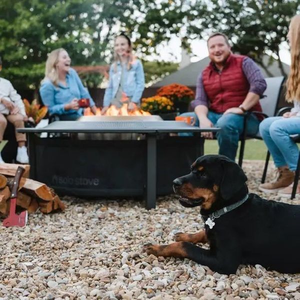 Solo Stove Yukon Surround Tafel L uit SPCC staal zwart ø 133.3cm