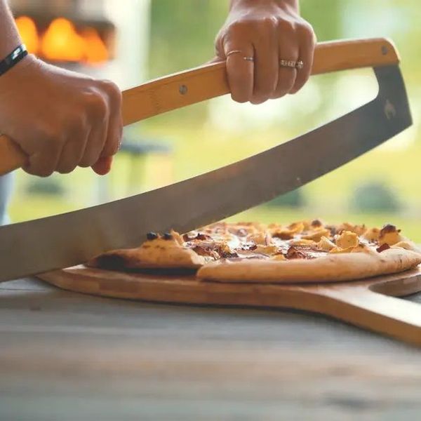 Solo Stove Pizza snijblad uit roestvrijstaal en bamboo