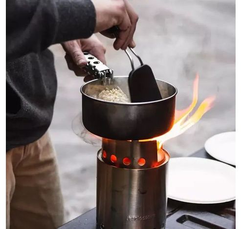 Set van 3 kookpotten uit rvs  Solo Stove