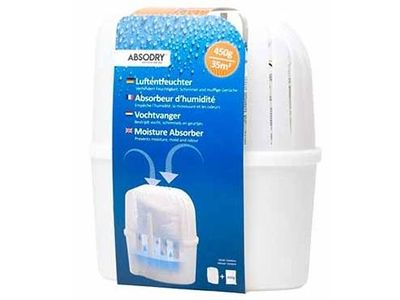 Absodry Classic Vochtvanger 450g Wit - 9x16xh20,5cm