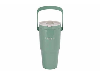 Friss Drinkbeker Pp 0,8l Groen Dubbelwandig - Met Handvat