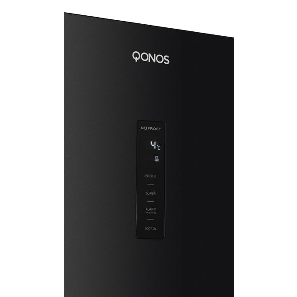 QONOS Q978062 KOELKAST DARK INOX