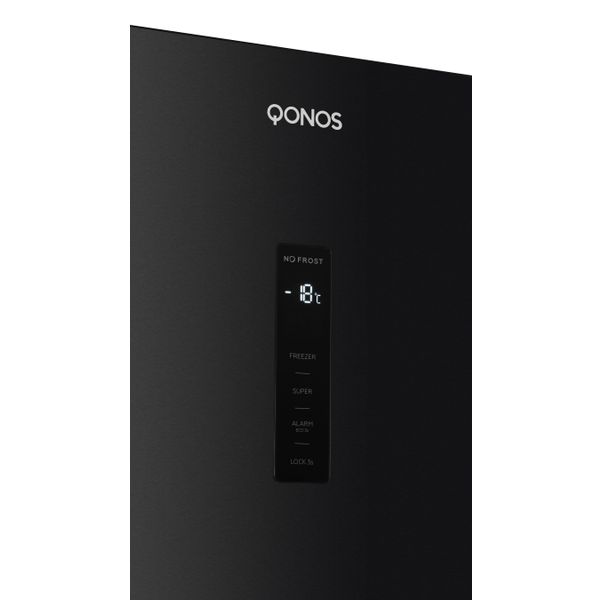 QONOS Q978061 DIEPVRIESKAST DARK INOX