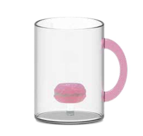 Mok van borosilicaatglas 420ml Macaron  WD Lifestyle