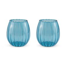 Set van 2 glazen Blauw 