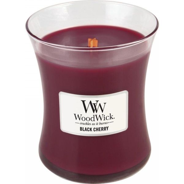 Woodwick Geurkaars Medium Black Cherry