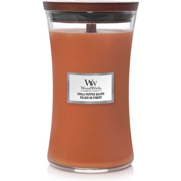 Woodwick Geurkaars Large Chilli Pepper Gelato