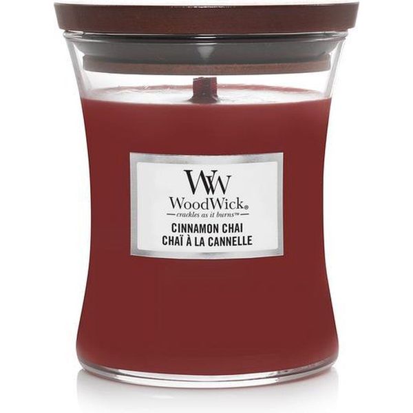 Woodwick Geurkaars Medium Cinnamon Chai